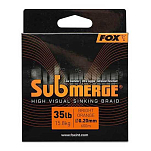 Fox international CBL039 Submerge Orange Sinking 600 m Плетеный Orange 0.380 mm