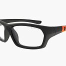 Спортивные очки с диоптриями Demetz Softness R / Matte Black / Matte Orange  Colorless Cat.0, softness516457