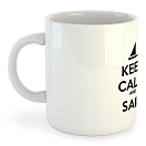 Купить Kruskis 42611S090 Keep Calm And Sail Кружка 325ml Белая White 325 ml (11 oz)  7ft.ru в интернет магазине Семь Футов