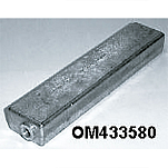 Camp zinc 70-433580 Johnson/Evinrude Внешний анод 50-225 л.с Серебристый Grey