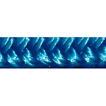 Sea-dog line 354-302106006BL1 Двойная плетеная нейлоновая веревка Fender Голубой Blue 0.6 cm x 2 m