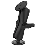 Ram mounts RAM-101U C Размер Средний. две круглые пластины. двойное шаровое крепление Black