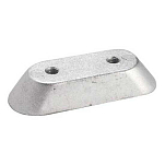 Super marine ANOAH315 OMC&BRP 173029 Алюминиевый пластинчатый анод  Grey 61 x 23 x 12 mm