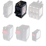Pros 10416022-npe Тумблер Black 5x5x2 Double Pole (25 A)