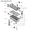 Купить Штифт головки блока цилиндров Vetus VFP01036 для двигателей VF4.140/VF4.170/VF5.220/VF5.250 7ft.ru в интернет магазине Семь Футов