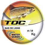 Water queen 012111133 Truite 50 m Монофиламент Золотистый Clear 0.120 mm 