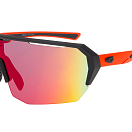 Спортивные очки GOG Bragi / Matt Black-Neon Orange / Red Lens, e522-2