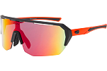 Спортивные очки GOG Bragi / Matt Black-Neon Orange / Red Lens, e522-2