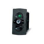 Pros 10418053-npe Переключатель Вкл-Вкл Black 5x5x2 Double Pole
