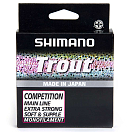 Купить Shimano fishing TROUTCM15016 Trout Competition 150 M Линия Красный Red 0.160 mm  7ft.ru в интернет магазине Семь Футов