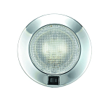 A.a.a. 4040690 10W 12V Круглый светильник из нержавеющей стали Серебристый Silver 153 mm 