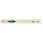 Mikado SMSZ-004-0.75-16 Set 004 H16 Плавать Голубой  Blue / Black 0.75 g 