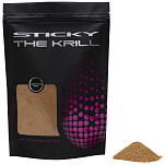 Sticky baits KAM The Krill Active 2.5kg Прикормка Коричневый Brown