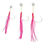 Blue crab BCASSISTSINGLE4/0-PNK-OS Assist hook Single 3 Единицы Розовый Pink 4/0