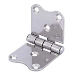 Euromarine 004457 Петля из нержавеющей стали 2 единицы Silver 75 x 40 mm