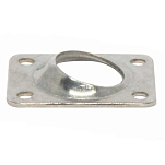 Forniture nautiche italiane 2929045 60° 25 mm Прямоугольная опора Серебристый Silver 60 x 45 mm 