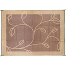 Купить Camco 17-42855 42855 Открытый коврик 9x12´ Коричневый Leaf Brown / Tan 7ft.ru в интернет магазине Семь Футов