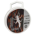 Skaw AD02732 Visiotek 100 m Монофиламент  Clear 0.120 mm