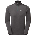 Montane MDTZNSLAX12-XL Базовый слой с длинным рукавом Dart Thermo Серый Slate XL