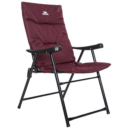 Trespass UUACMITR0021 Maroon EACH Paddy Folding Pafdded Deck Chair Maroon 7ft.ru