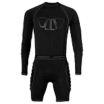 Uhlsport 100563502-XXL Боди Bionikframe Black Edition Черный Black 2XL