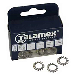 Talamex 40100021 Зубчатая стопорная шайба 6 Единицы Серебристый Grey 5 mm 