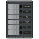 Купить Blue sea systems 661-8053 6 Position Water Resistant Swtich Panel Черный Slate Grey 7ft.ru в интернет магазине Семь Футов