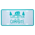 Camco 17-53251 номерной знак Camper  Teal 15.24 x 30.48 cm