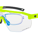 Спортивные очки с диоптриями GOG Argo С / Matt Neon Green-Black / Photochromic Green Lens, rx-e507-5cr
