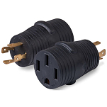 Parkpower by marinco 679-30450GSA 50A 30A 50A Адаптер разъема GSA с внутренней резьбой Черный Black