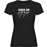 Kruskis 11502309xlk043 Футболка с коротким рукавом Shut up And Fish Black 30x25x2