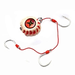 JLC nau20o400-zr Kabura Nautilus 2.0 Octopus Special 400g Zebra Red 10x7x5