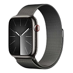 Apple MRMX3QL/A Watch Series 9 GPS+Cellular 45 mm Milanese Loop  Graphite / Steel Milanese