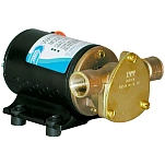 Jabsco 6-186600123 Насос с гибким нитриловым импеллером 6.3 GPM 8A 12V Black 27x19x17