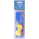 Kinetic F210-256-251 Sabiki Plaice Leader Inline 100g Рыболовное Перо Бесцветный Yellow / Orange Tiger