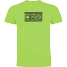 Купить Kruskis CA65500328K208 Футболка с коротким рукавом Tuna Tribal Зеленый Light Green L 7ft.ru в интернет магазине Семь Футов