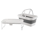 Easycamp 680238 Набор Picnic Basket&Table Серебристый White