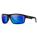Wiley x acpea19xl поляризованные солнцезащитные очки Peak XL Blue Mirror / Matte Black 20x10x10