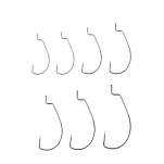 Gamakatsu 146842-00400-00000-00 Worm EWG Крюк Серебристый  Silver 4 