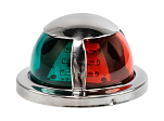 Огонь ходовой комбинированый (красный, зеленый), SS304, 12-24 В, LED GUMN YIE LPNVGCBLED00543
