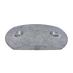 Super marine ANO605 Nanni&Renault Оцинкованный анод руля направления  Grey 82 x 56 mm