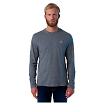 North sails 692902-0928-M Футболка с длинным рукавом Logo Серый Medium Grey Melange S