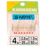 Evia BKWE9-8 Kawasemi Sabiki Лидер Бесцветный  Grey 9 mm 