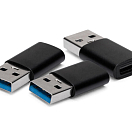 SEATEC Переходник USB-A на USB-C / набор из 3 шт.