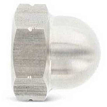Euromarine VIXEB04-20 A4 DIN 1587 4 mm Глухая гайка 20 единицы Silver