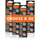 Купить Gp batteries GD099 Cr2032 Кнопка Батарея 20 единицы Оранжевый Multicolor 7ft.ru в интернет магазине Семь Футов
