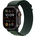 Apple MX4T3TY/A  Watch Ultra 2 GPS + Cellular 49 mm Alpine Loop Зеленый Black Titanium / Dark Green L