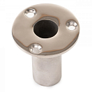 Держатель брезентовой трубки, заподлицо/нержавеющая сталь / Для трубки Ø: 20 мм