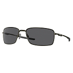 Oakley OO4075-04 в квадрате Wire Поляризованные Очки Carbon Grey Polarized/CAT3