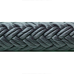 Seachoice 50-39831 Dock Line 9.5 mm Double Braided Nylon Rope Серый Navy 4.6 m 